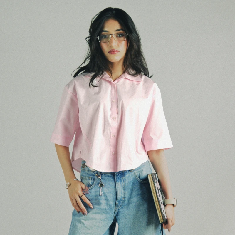 Boxy Poplin Shirt