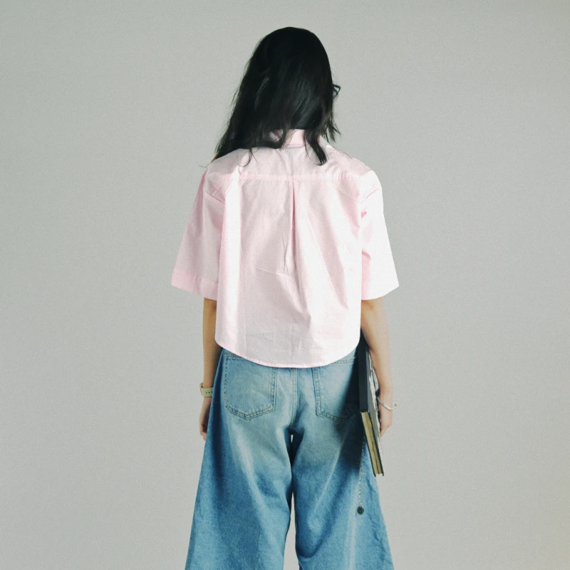 Boxy Poplin Shirt